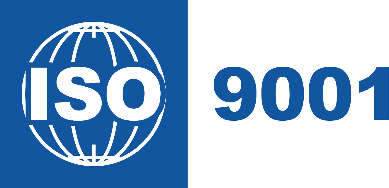ISO 9001 certified quality management system